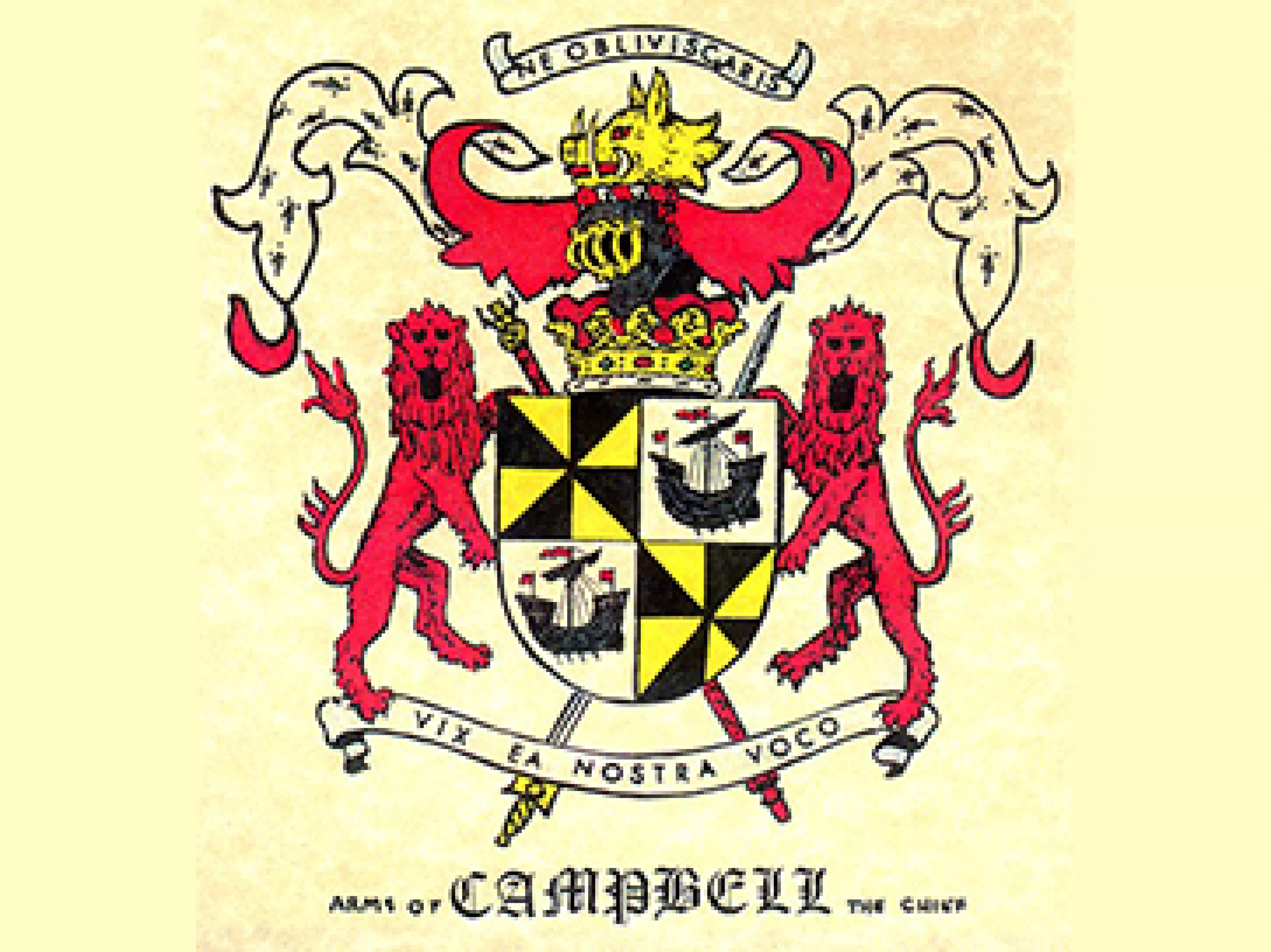 Duke of Argyll Personal Coat of Arms