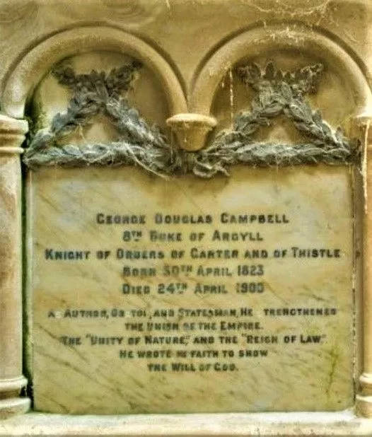 George Douglas Campbell 8th Duke of Argyll Grave Marker